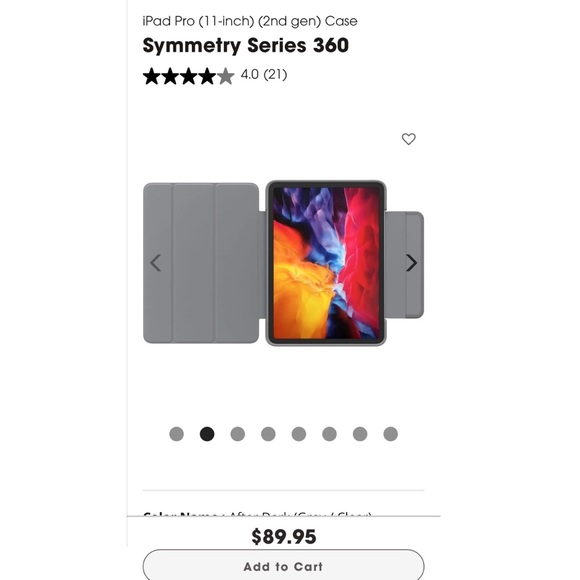 Otter box: IPad Pro 2nd gen 11” + 20w USB-C Power adapter - Picture 2 of 11